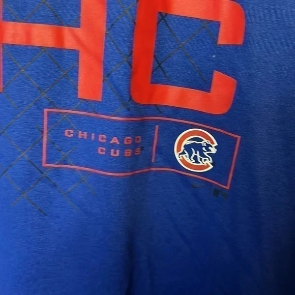 Nike Dri-Fit MLB T-SHIRT CHICAGO CUBS - SIZE MEDIUM NEW w/ TAGS - Picture 3 of 6